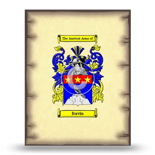 Itavin Coat of Arms Print