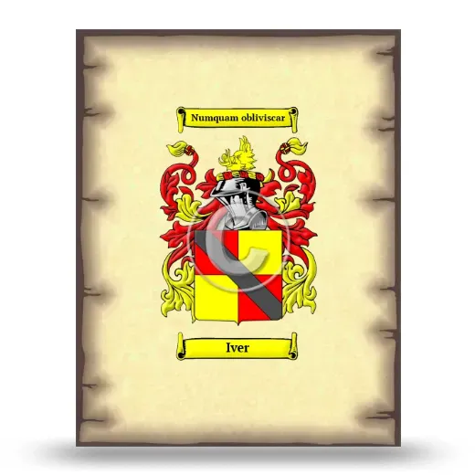 Iver Coat of Arms Print
