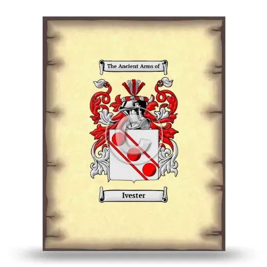Ivester Coat of Arms Print