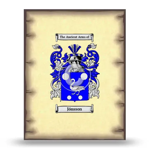 Jónsson Coat of Arms Print