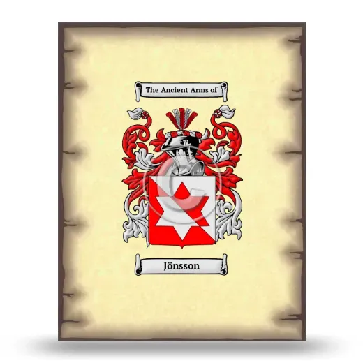 Jönsson Coat of Arms Print