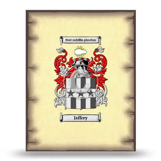 Jaffrey Coat of Arms Print