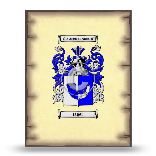 Jager Coat of Arms Print