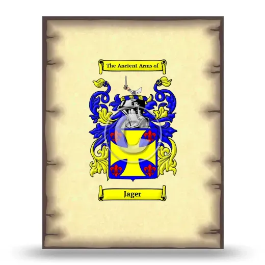 Jager Coat of Arms Print