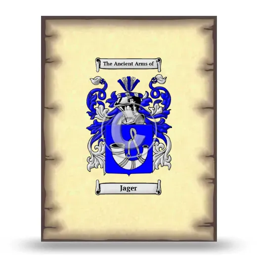 Jager Coat of Arms Print