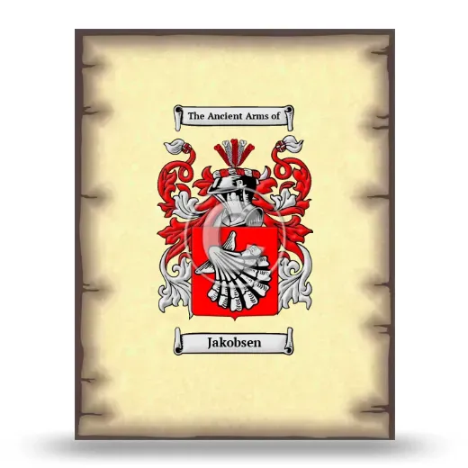 Jakobsen Coat of Arms Print