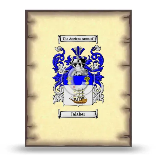 Jalaber Coat of Arms Print