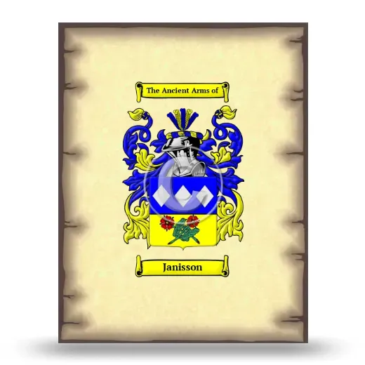 Janisson Coat of Arms Print