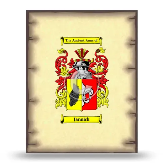 Jannick Coat of Arms Print