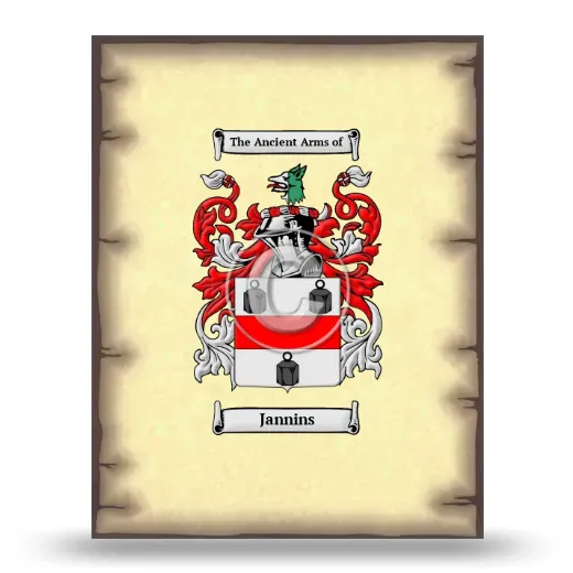 Jannins Coat of Arms Print