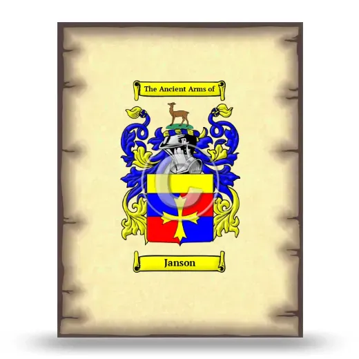 Janson Coat of Arms Print