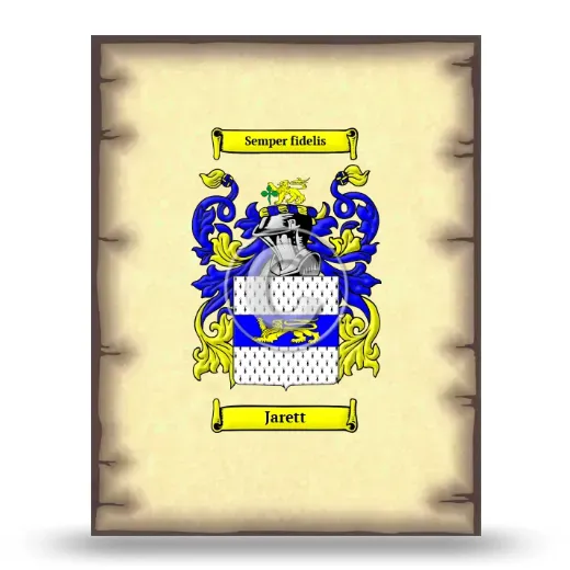 Jarett Coat of Arms Print
