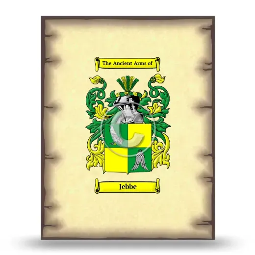 Jebbe Coat of Arms Print