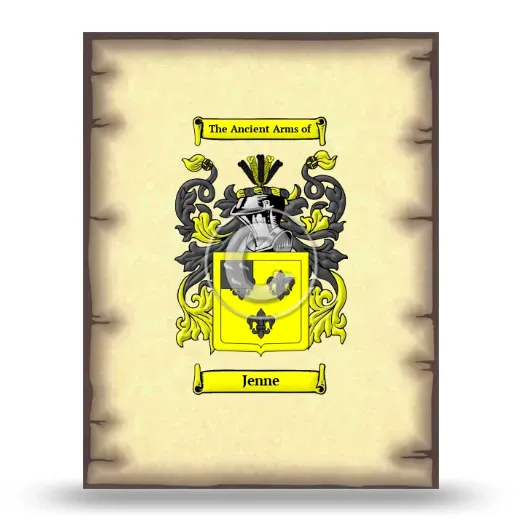 Jenne Coat of Arms Print