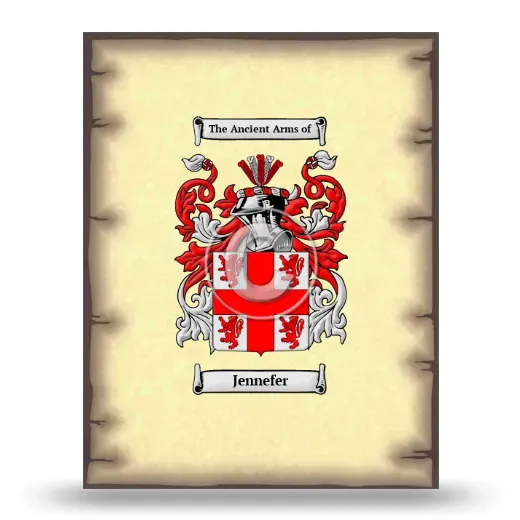 Jennefer Coat of Arms Print