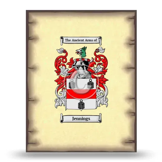 Jennings Coat of Arms Print