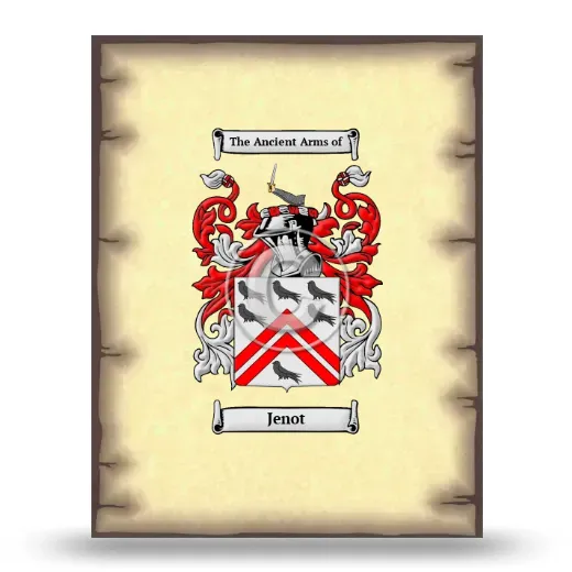 Jenot Coat of Arms Print