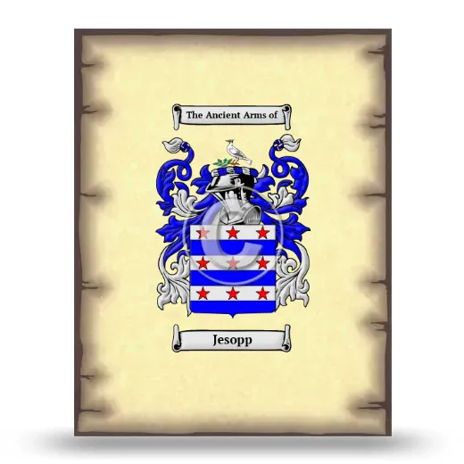 Jesopp Coat of Arms Print