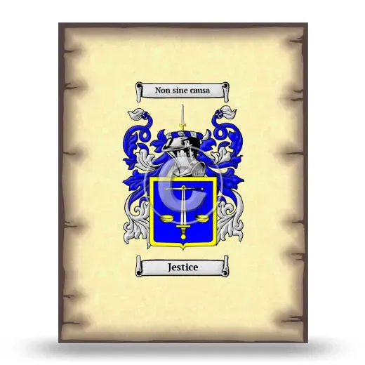 Jestice Coat of Arms Print