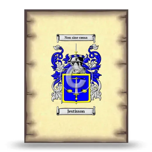 Jestisson Coat of Arms Print
