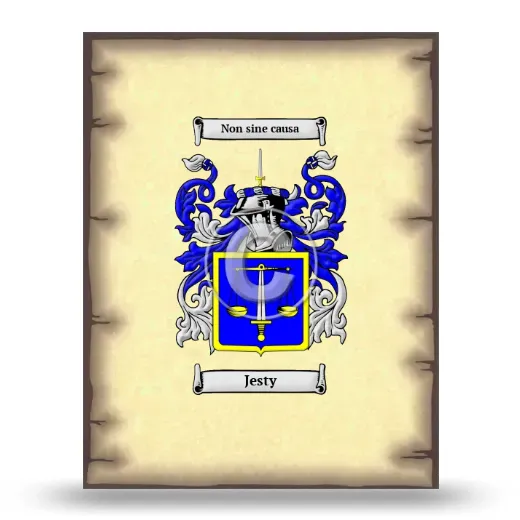 Jesty Coat of Arms Print