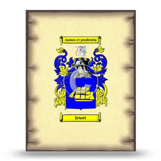 Jewet Coat of Arms Print