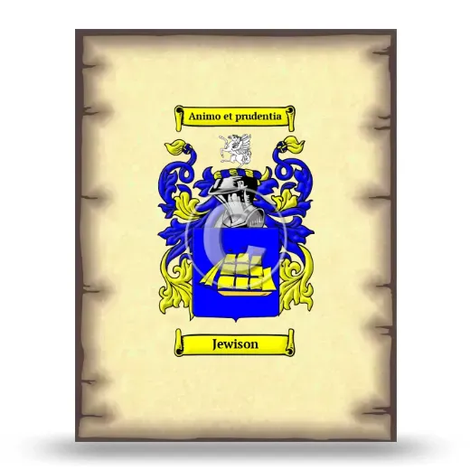 Jewison Coat of Arms Print