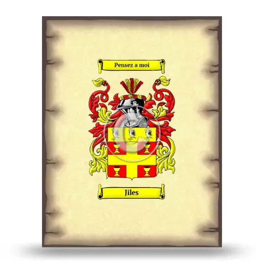 Jiles Coat of Arms Print