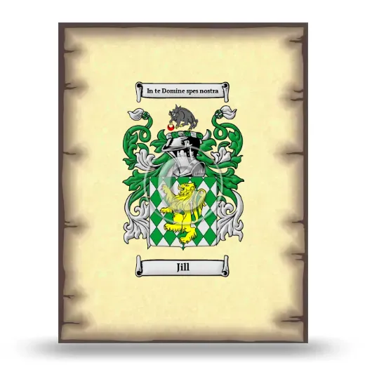 Jill Coat of Arms Print