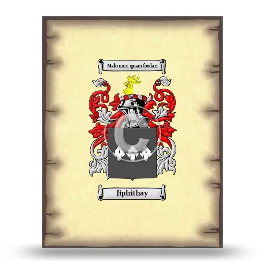 Jiphithay Coat of Arms Print
