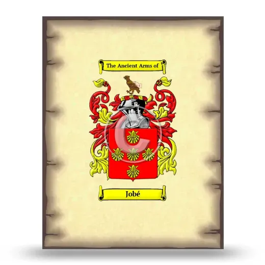 Jobé Coat of Arms Print