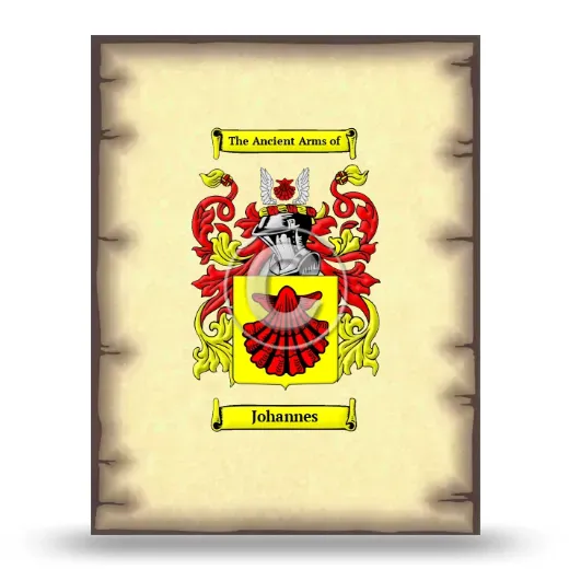 Johannes Coat of Arms Print