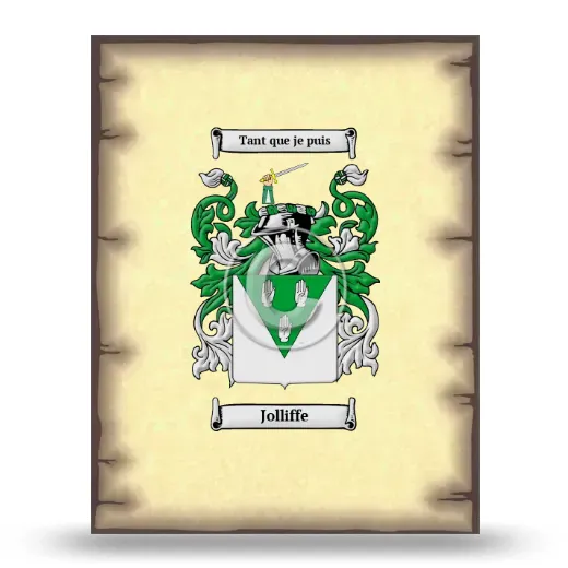 Jolliffe Coat of Arms Print