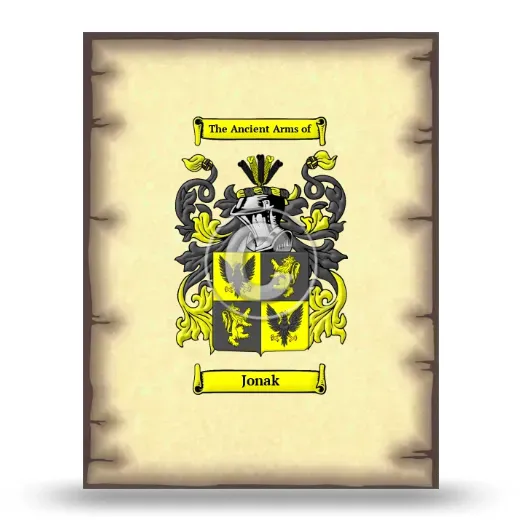 Jonak Coat of Arms Print