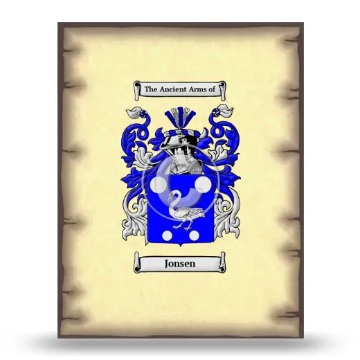 Jonsen Coat of Arms Print