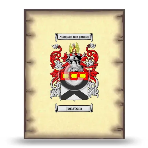 Jonstom Coat of Arms Print