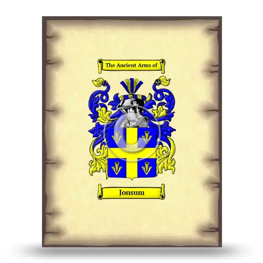 Jonsum Coat of Arms Print