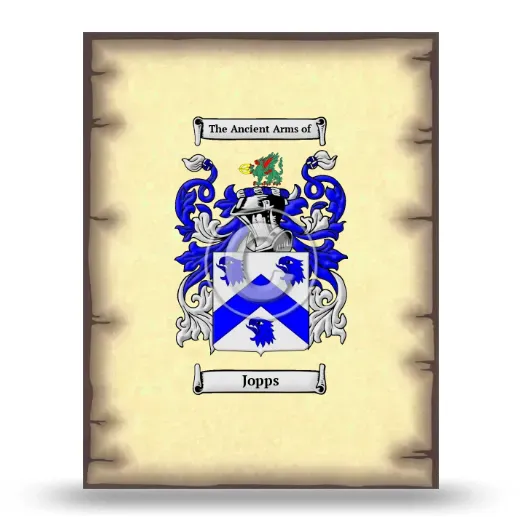 Jopps Coat of Arms Print