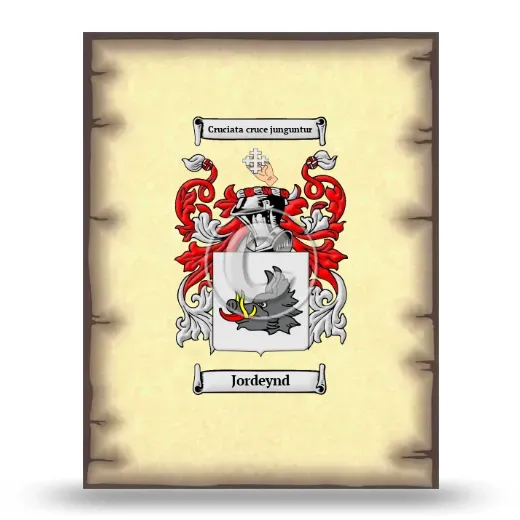 Jordeynd Coat of Arms Print