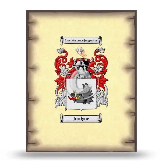 Jordyne Coat of Arms Print