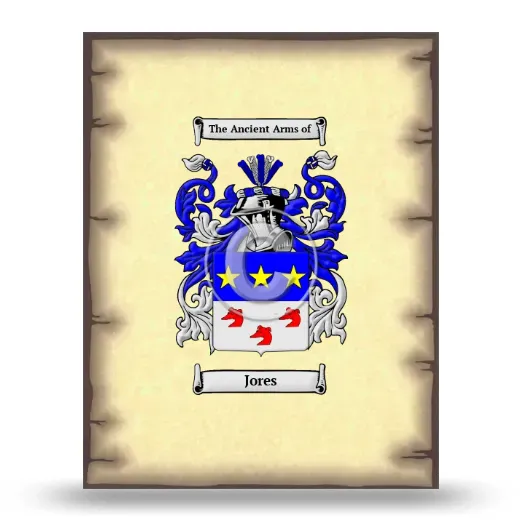 Jores Coat of Arms Print