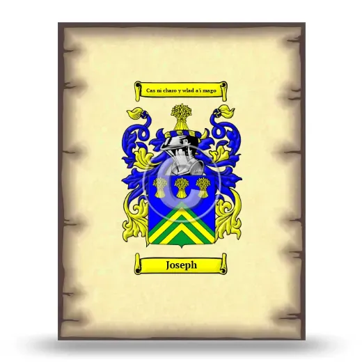 Joseph Coat of Arms Print