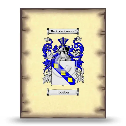 Joudon Coat of Arms Print