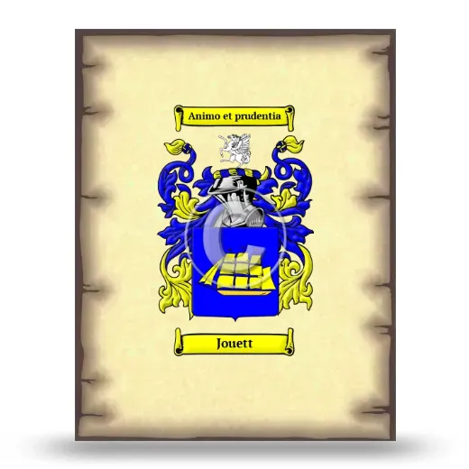 Jouett Coat of Arms Print