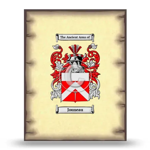 Jouneau Coat of Arms Print