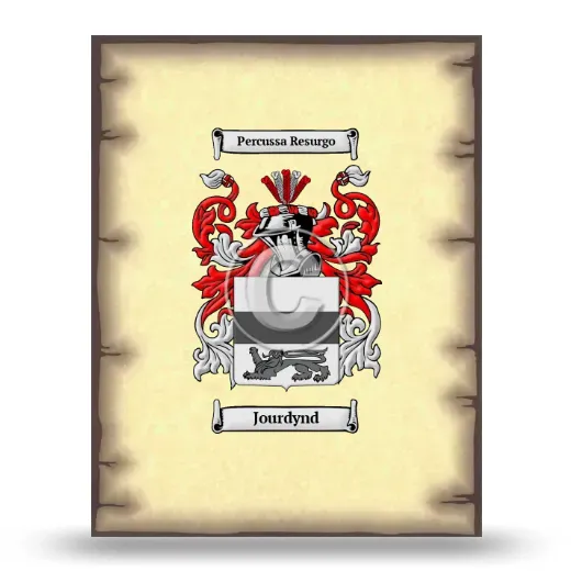 Jourdynd Coat of Arms Print