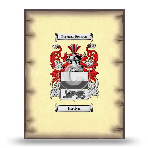 Jurdyn Coat of Arms Print