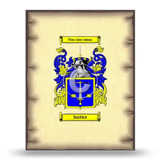 Justice Coat of Arms Print