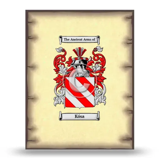 Kósa Coat of Arms Print