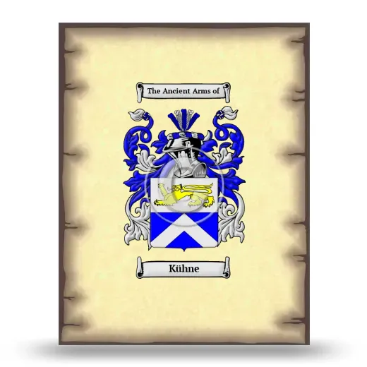 Kühne Coat of Arms Print